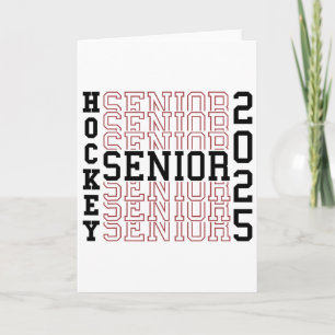 Hockey-Abschlussfeier Hockey Senior 2025 Abschluss Karte