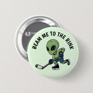 Hockey-Alien Button