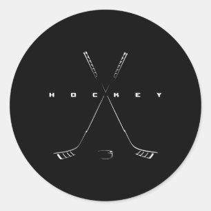 Hockey Apparel - Hockey-Eishockey-Spieler-Geschenk Runder Aufkleber