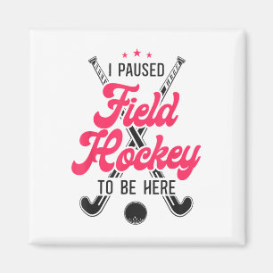 Hockey auf dem Feld Ich habe Hockey auf dem Feld p Magnet