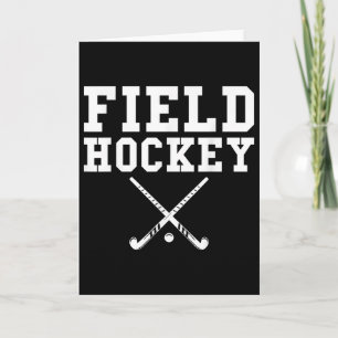 Hockey auf dem Feld ist ein schnelllebiger Sport Karte