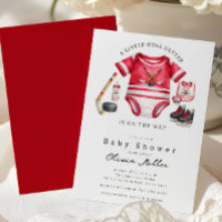 Hockey-Baby-Shower-Einladung