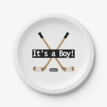 Hockey Baby Shower Es ist ein Boy Girl Hockey Stic