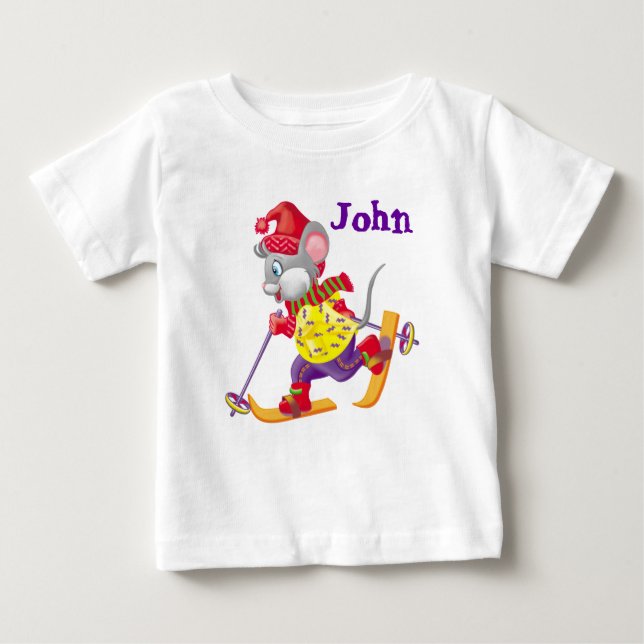 Hockey Baby T-shirt (Vorderseite)