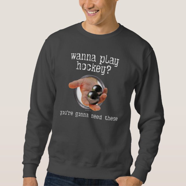 Hockey Balls Sweatshirt (Vorderseite)