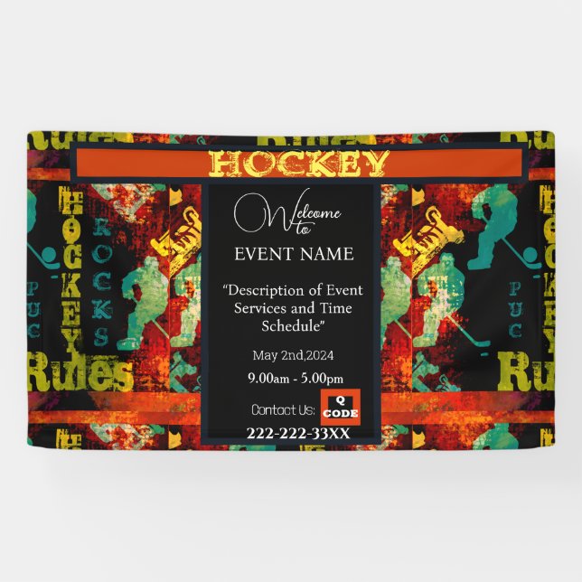 HOCKEY BANNER (Horizontal)