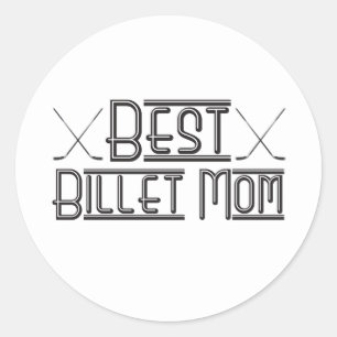 Hockey Best Billet Mama Runder Aufkleber