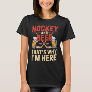 Hockey-Bier Für Männer Lustige Geschenkidee T-Shirt