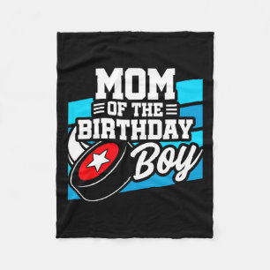 Hockey Birthday - Birthday Mama - Boys Hockey Birt Fleecedecke