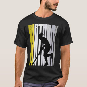 Hockey Birthday Seasonr Extravagant Retro Teenager T-Shirt
