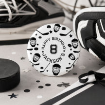 Hockey Black and White Themed Kindergeburtstag Par