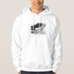 Hockey Black Skate Personalisiert Hoodie