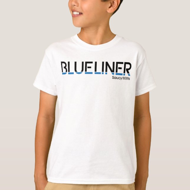 Hockey Blueliner Defense Youth Hockey T-Shirt (Vorderseite)