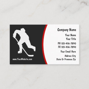 Hockey Business Cards Visitenkarte