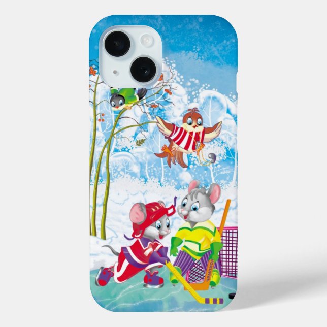 Hockey Case-Mate iPhone Hülle (Rückseite)