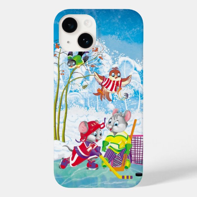 Hockey Case-Mate iPhone Hülle (Rückseite)