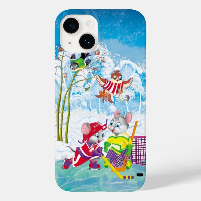 Hockey Case-Mate iPhone Hülle (Rückseite)