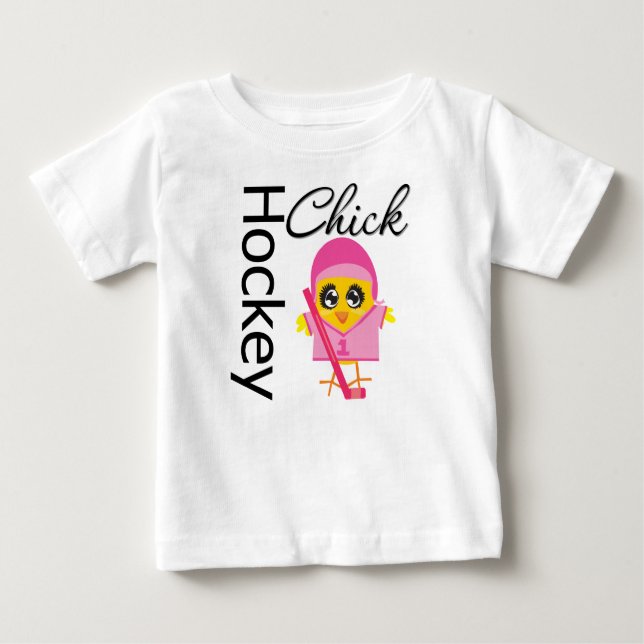 Hockey Chick Baby T-shirt (Vorderseite)