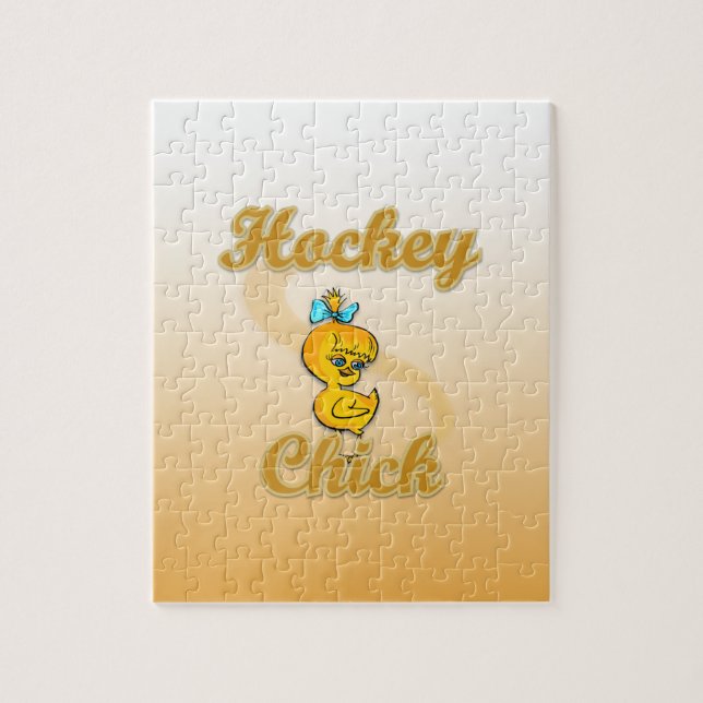 Hockey Chick Puzzle (Vertikal)