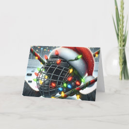 Hockey Christmas Feiertagskarte