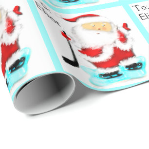 Hockey Christmas Geschenkpapier