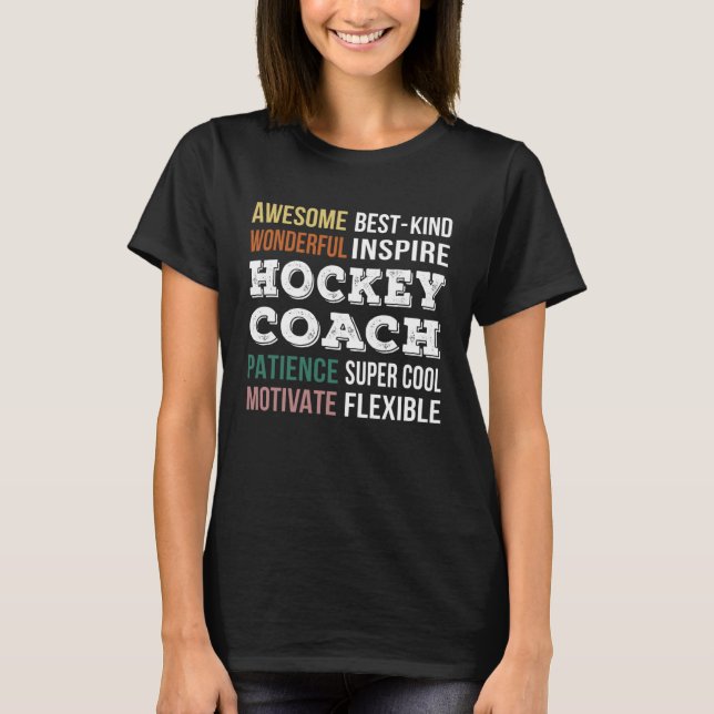 Hockey Coach  Appreciation T-Shirt (Vorderseite)