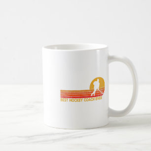 Hockey Coach Ewiges Eishockey Team Coach Retro Kaffeetasse