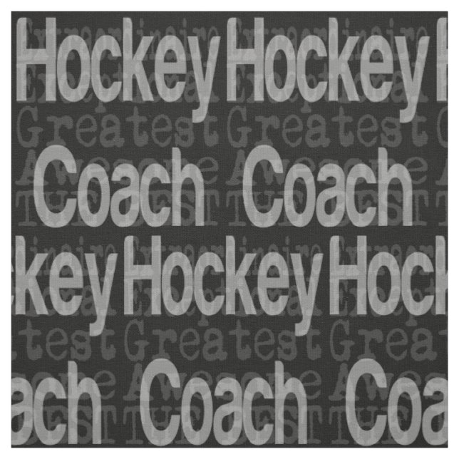 Hockey Coach Extraordinaire Stoff (Muster)