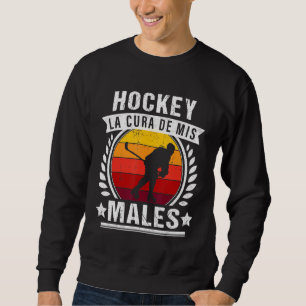 Hockey Coach Goalkeeper Hockey Mama Vater Puck Spo Sweatshirt