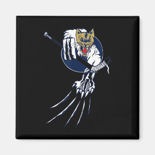 Hockey Cougar Lion Katze Eis Bestie Torwart Logo M Magnet