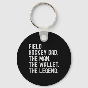 Hockey-Daddy Der Mann Die Brieftasche Die Legende Schlüsselanhänger