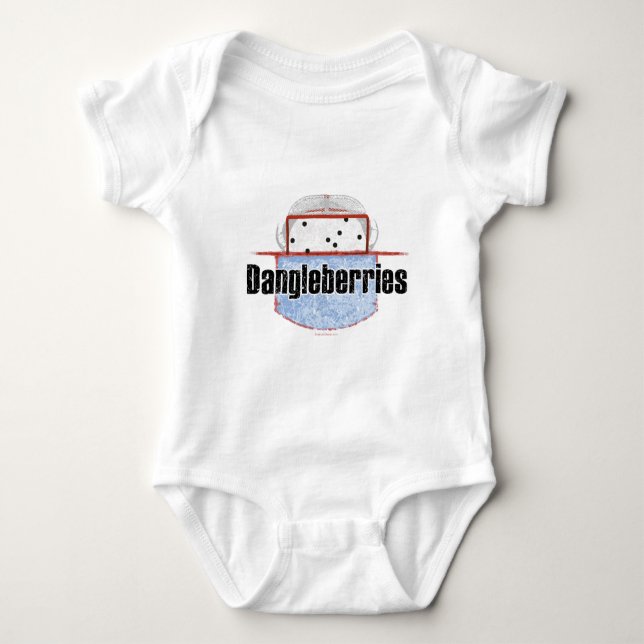 Hockey Dangleberries Baby Strampler (Vorderseite)