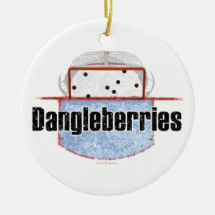 Hockey Dangleberries Keramikornament