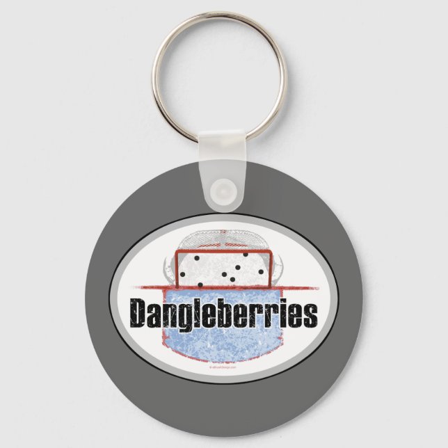 Hockey Dangleberries Schlüsselanhänger (Vorderseite)