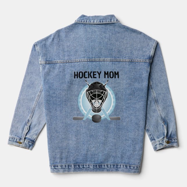 Hockey Design Denim Jacket Jeansjacke (Rückseite)