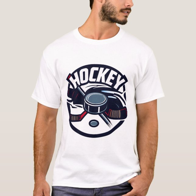 Hockey-Design für T - Shirt (Vorderseite)