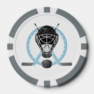 Hockey-Design-Pokerkarten Pokerchips