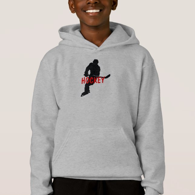 Hockey Design Shirt Hoodie (Vorderseite)
