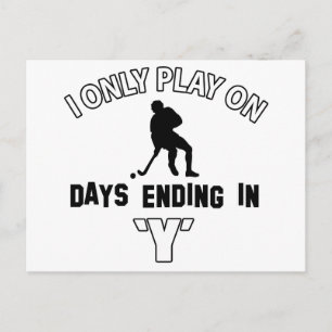 Hockey Designs Postkarte