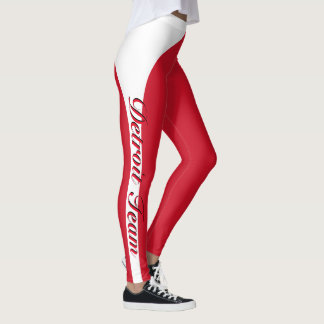 Hockey - Detroit - fertigen Sie es - Yoga Leggings