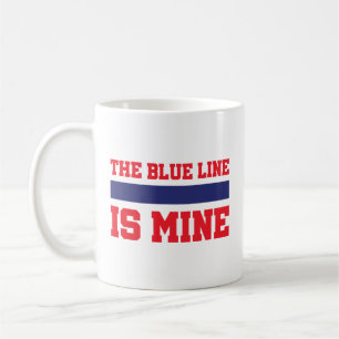 Hockey Die blaue Linie ist meine Kaffeetasse