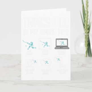 Hockey-Dinge, die ich in meiner Freizeit mache, Ei Karte