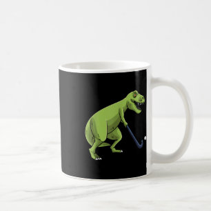 Hockey-Dinosaurier T-Rex-Spieler Männer Frauen Jug Kaffeetasse