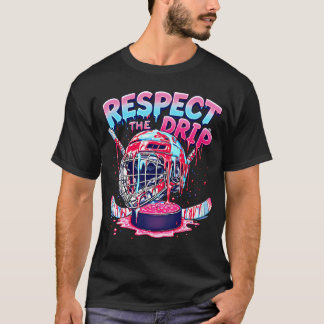 Hockey-Drip für Jungen Ice Cream Drip Jugend Lusti T-Shirt