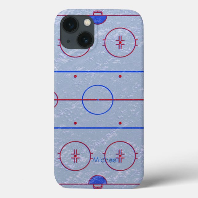 Hockey-Eisbahn-Neigung Case-Mate iPhone Hülle (Rückseite)