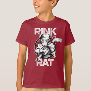 Hockey-Eisbahnen-Ratte T-Shirt