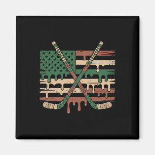 Hockey-Eiscreme-Drip-Camo-USA-Flagge _1 Magnet