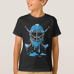 Hockey-Eiscreme-Tropf Jungen Mädchen Eishockey Jug T-Shirt