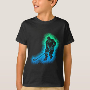 Hockey Eishockey Kinder Jugend Jungen T-Shirt