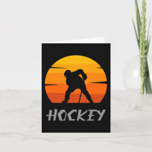 Hockey-Eishockey-Spieler-Geschenk 9 Karte